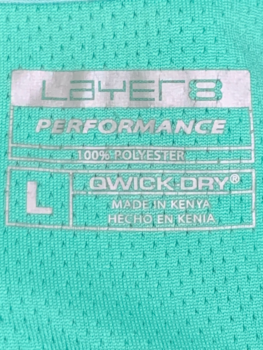 FREE w/purchase Layer 8 Light Aqua Racerback Drawstring Tank - Picture 7 of 9